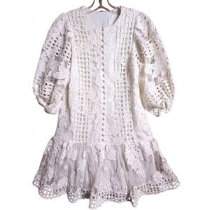 alexis allia knit dress Alexis Allia Knit Dress in White Multi